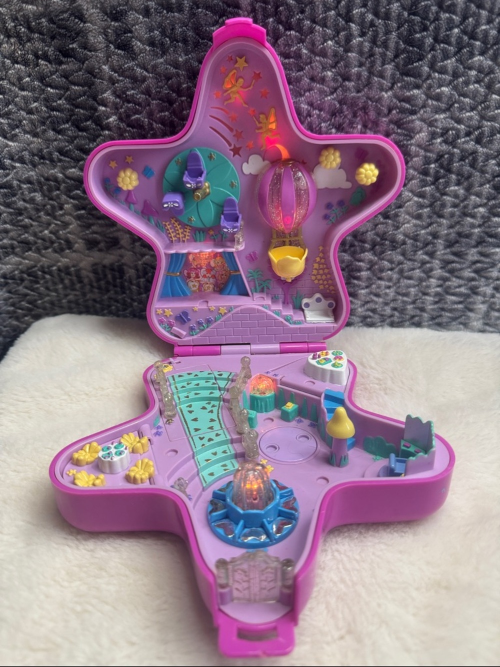 Polly Pocket Star Light Castle 1993 Bluebird Light-Up Works Vintage